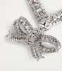 Crystal-Embellished Bow Necklace