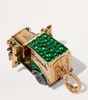 Yellow Gold, Tsavorite and Diamond Harrods Delivery Van Charm Pendant