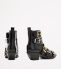 Leather Buckle-Detail Jane Boots 43