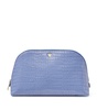 Croc-Embossed Leather Classic Wash Bag