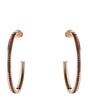 Large Rose Gold Quatre Classique Hoop Earrings