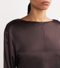 Satin Pointe Mini Dress