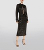 Sequinned Midi Pencil Skirt