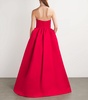 Silk Strapless Ball Gown
