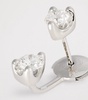 White Gold and Diamond Orbit Single Earring