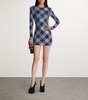 Rhinestone Diamond Mini Dress