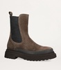 Suede Monili-Detail Chelsea Boots