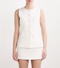 Wool Twill Waistcoat Top