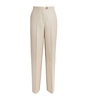 Wool-Stretch Wide-Leg Amanda Trousers