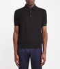 Cotton-Silk-Cashmere Polo Shirt