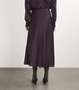 Silk Bias Midi Skirt