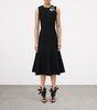 Embroidered Banshee Midi Dress