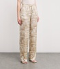 Silk Printed Trousers