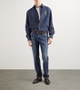 Embroidered Logo Jeans