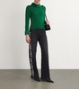 Satin-Collar Porla Sweater