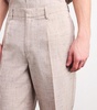 Slubbed Straight Trousers