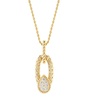 Yellow Gold and Diamond Serpent Bohème Vintage Necklace