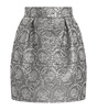 Brocade-Effect Mini Skirt