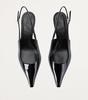 Patent Leather Slingback Pumps 35