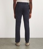 Virgin Wool Check Straight Trousers