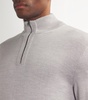 Virgin Wool Quarter-Zip Sweater