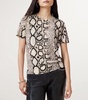 Wool Snakeskin Print Anouk T-Shirt
