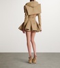 Canvas Cropped Hooded Jacket