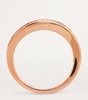 Rose Gold and Diamond Wave Ring