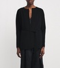 Crepe Tie Cardigan