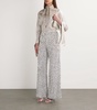 Sequinned Mame Wide-Leg Trousers