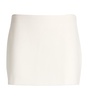 Wool Contoured Mini Skirt