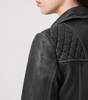 Leather Cargo Biker Jacket