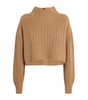 Cropped Back-Buttoned Sweater