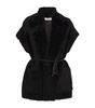 Shearling Sleeveless Jacket