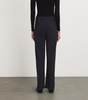 Crepe High-Waist Trousers