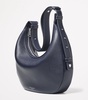 Leather Hudson Crescent Cross-Body Bag