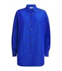 Cotton-Blend Oversized Shirt