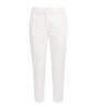 Stretch-Cotton Cropped Trousers