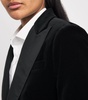 Velvet Cropped Blazer