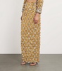 Embroidered Column Midi Skirt