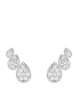 White Gold and Diamond Serpent Bohème Three Motifs Earrings