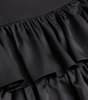 Satin Tiered  Midi Skirt