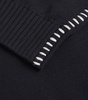 Contrast-Stitch Sweater