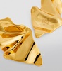 Gold-Plated Crumpled Earrings