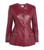 Leather Padded Blazer