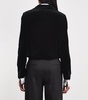 Velvet Cropped Blazer