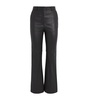 Leather Tafira Flared Trousers