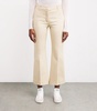 Stretch-Cotton Flared Trousers