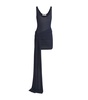 Scoop-Neck Wrap Mini Dress