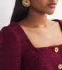 Tweed Sequin-Embellished Jacket